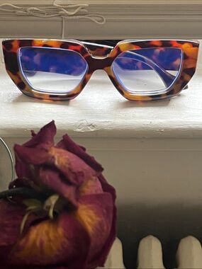 Tortoiseshell Cat-Eye Blue-Light Blocking Glasses